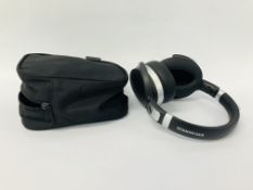 A PAIR OF SENNHEISER HD 4-50 BLUETOOTH HEADPHONES WITH CARRY CASE - NO GUARANTEE OF CONNECTIVITY.