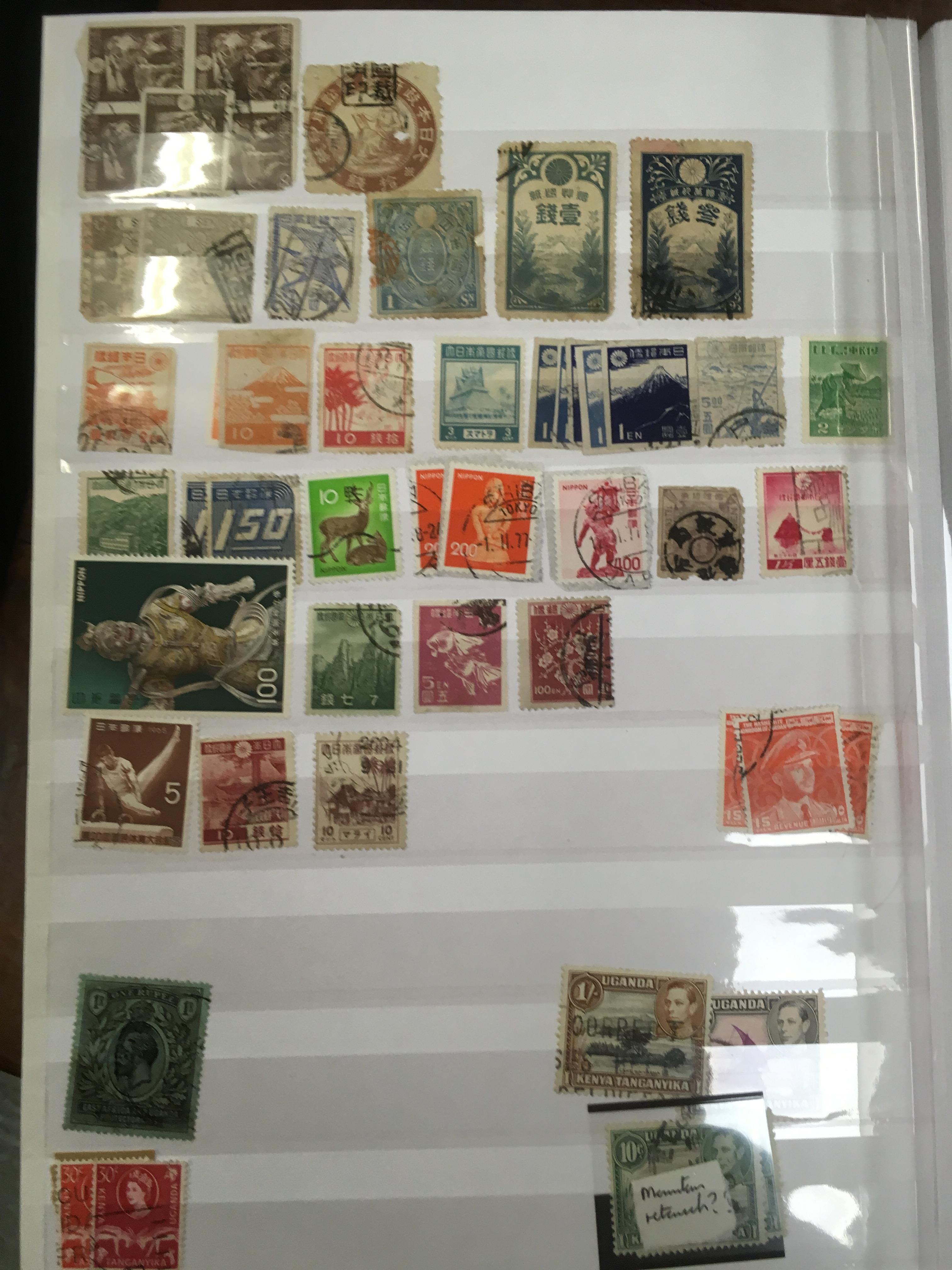 BOX STAMPS IN ELEVEN STOCKBOOKS, FOREIGN, BACK OF BOOK, REVENUES ETC. - Image 5 of 7