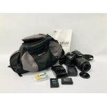 NIKON D5100 DIGITAL SLR CAMERA BODY FITTED WITH NIKON DX 18-55MM LENS WITH TWO CHARGERS,