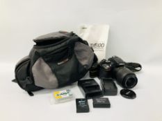 NIKON D5100 DIGITAL SLR CAMERA BODY FITTED WITH NIKON DX 18-55MM LENS WITH TWO CHARGERS,