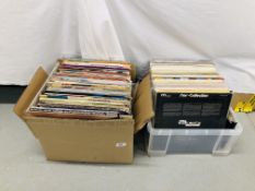 2 X BOXES CONTAINING A LARGE COLLECTION OF MAINLY JAZZ RECORDS