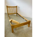 SOLID BEECHWOOD SINGLE BEDSTEAD