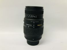 SIGMA DG 70-300 MM LENS - SOLD AS SEEN.