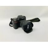 NIKON D7200 DIGITAL SLR CAMERA BODY FITTED WITH SIGMA 17-70 MM LENS S/N 9443071 - SOLD AS SEEN.