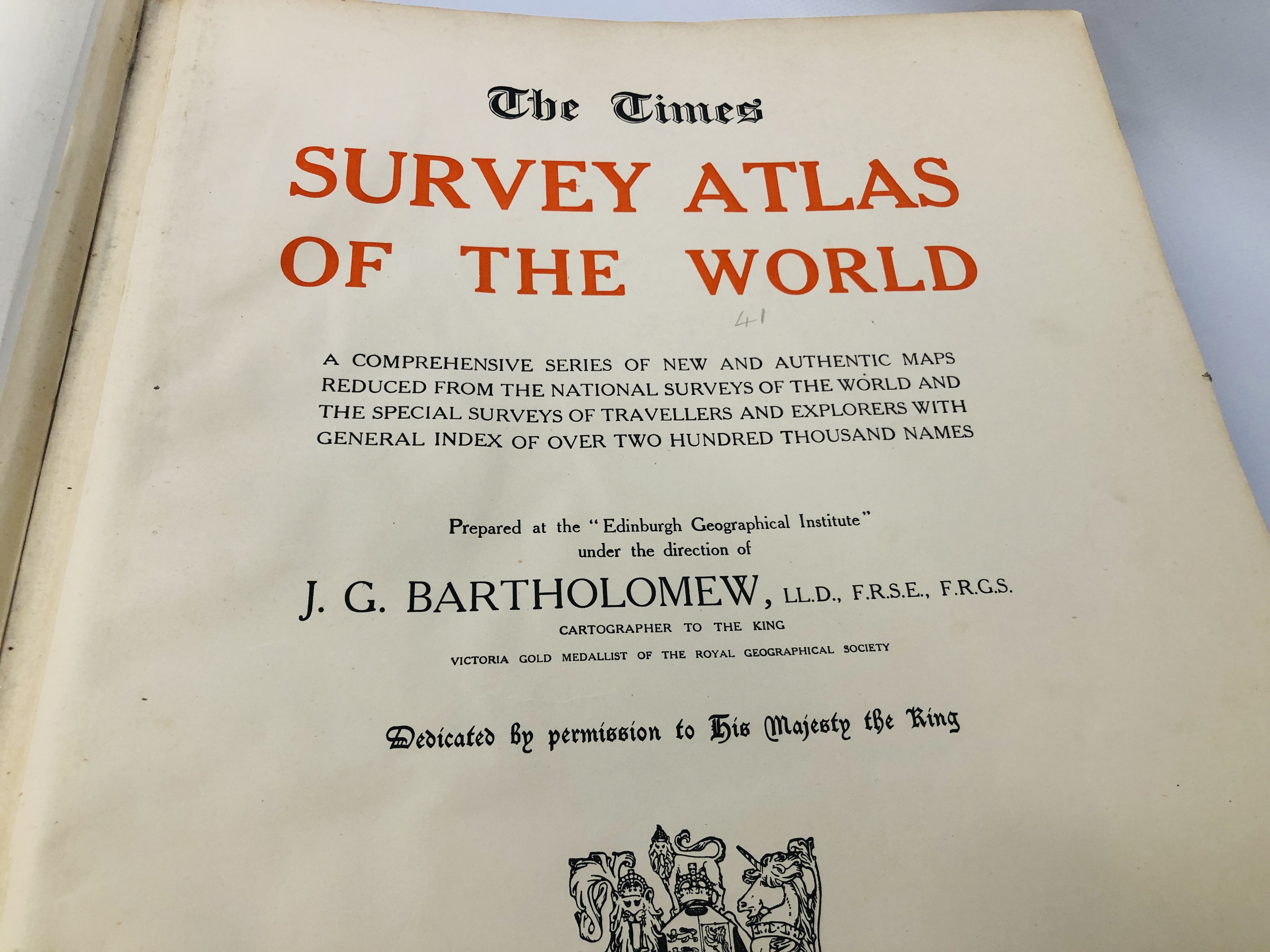 A "THE TIMES" SURVEY ATLAS OF THE WORLD. - Image 5 of 7