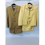 3 X LADIES DESIGNER SUITS MARKED MAX MARA SIZE 16, CAROLINE CHARLES SIZE 16,