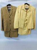 3 X LADIES DESIGNER SUITS MARKED MAX MARA SIZE 16, CAROLINE CHARLES SIZE 16,