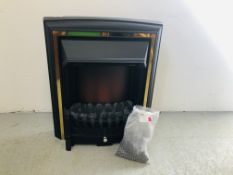 AN ELECTRIC COAL EFFECT LIVING FLAME FIRE - SOLD AS SEEN