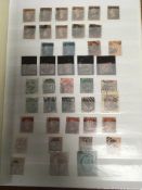 GB STAMP COLLECTION IN BINDER AND STOCKBOOK, 1d REDS, SEAHORSES TO 10/-, DECIMAL MINT TO 1987 ETC.
