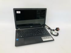 ACER ASPIRE ES 15 LAPTOP COMPUTER WITH CHARGER - SOLD AS SEEN