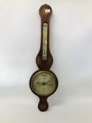 VINTAGE EDWARDIAN INLAID BAROMETER F.