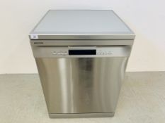 AN ELECTRIQ SIOLVER FINISH DISH WASHER - SOLD AS SEEN