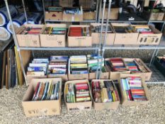 16 X BOXES OF ASSORTED MIXED SUBJECT BOOKS TO INCLUDE MAINLY HARDBACK, ETC.