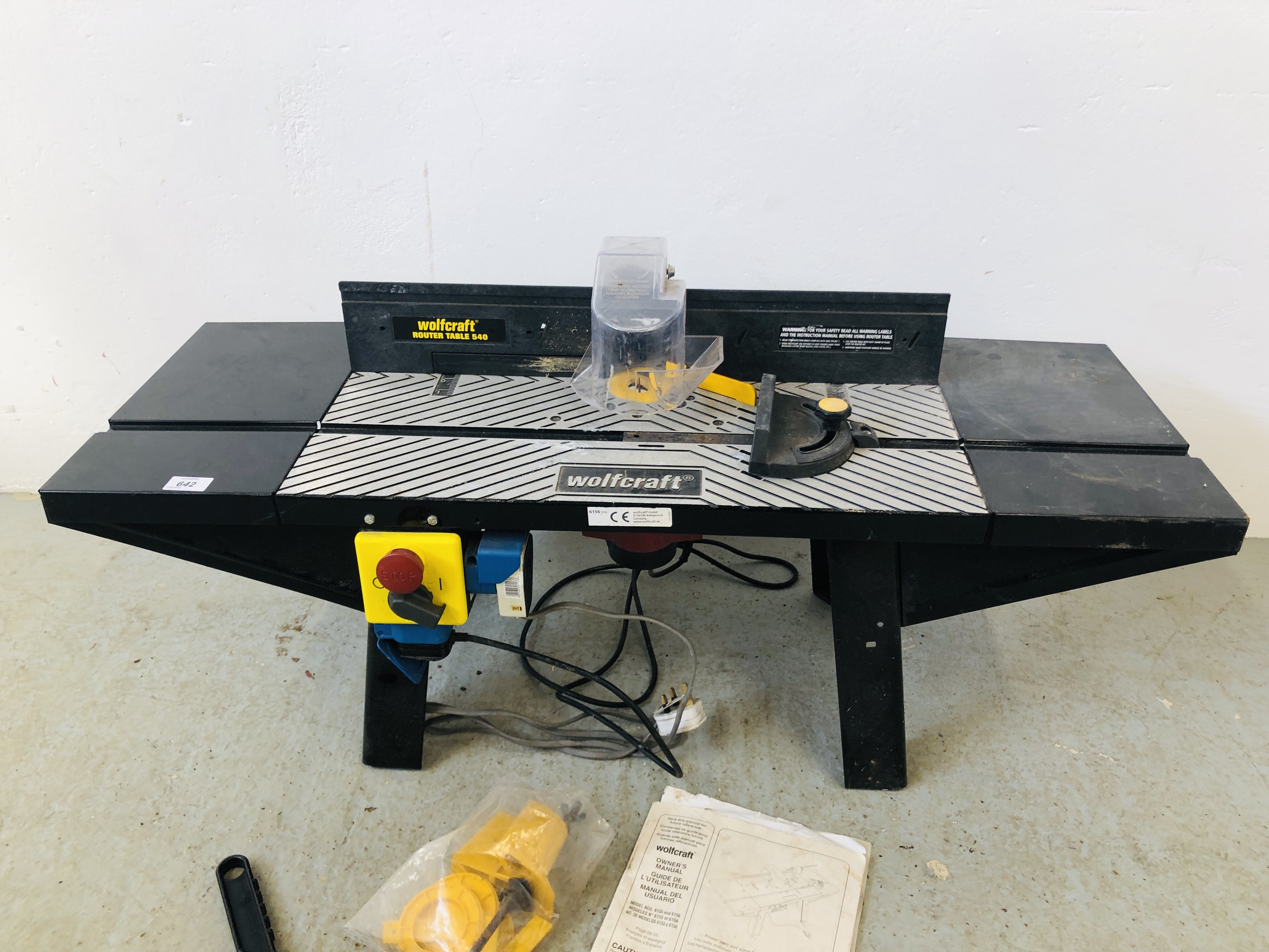 A WOLF CRAFT ROUTER TABLE S40 FITTED WITH POWER DEVIL ROUTER - Image 2 of 7