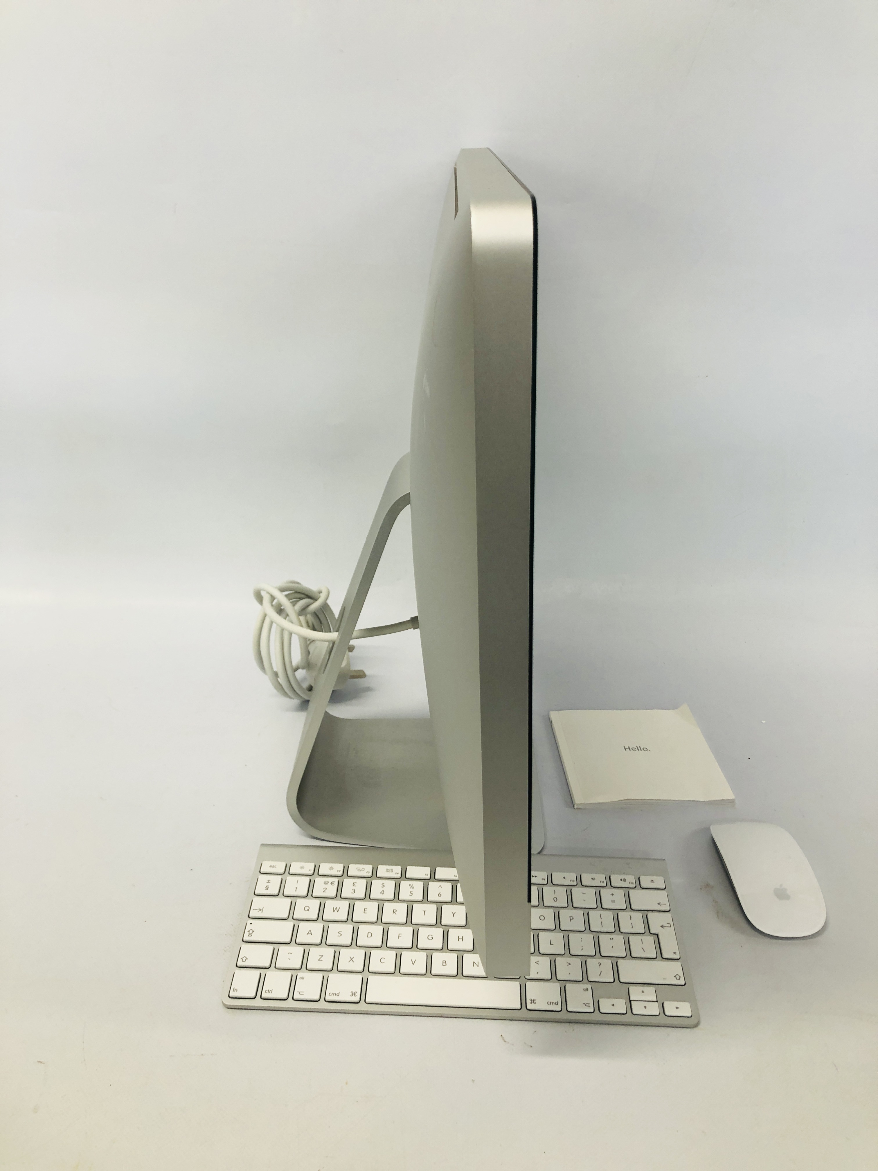 APPLE IMAC DESKTOP COMPUTER MODEL A1311 WITH KEYBOARD AND MOUSE - SOLD AS SEEN - Image 5 of 6