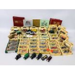 COLLECTION OF ASSORTED BOXED AND UN-BOXED DIE CAST MODEL VEHICLES AND MANUALS TO INCLUDE LLEDO