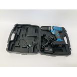 A FERREX 18V CORDLESS BATTERY DRILL COMPLETE WITH BATTERY AND CHERGER - SOLD AS SEEN