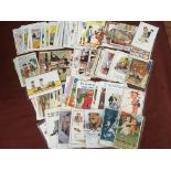 A COLLECTION OF COMIC THEMED POSTCARDS (APPROX.