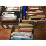 EXTENSIVE COLLECTORS SURPLUS STAMPS IN NUMEROUS ALBUMS, STOCKBOOKS AND LOOSE IN THREE CARTONS.