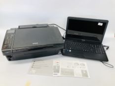 TOSHIBA SATELLITE LAPTOP COMPUTER MODEL C6500, WINDOWS 7,