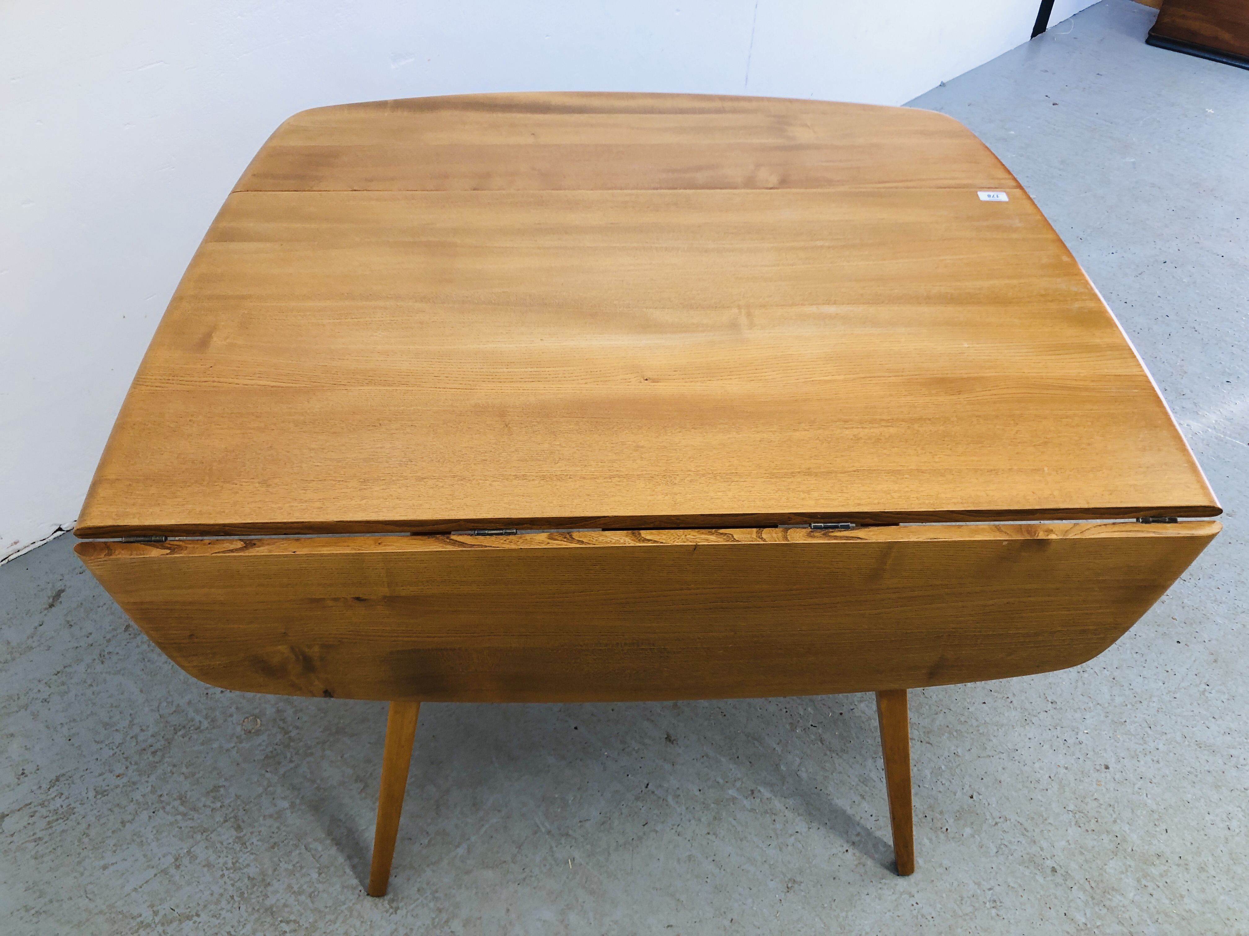 A BLONDE ERCOL DROP DINING TABLE - Image 8 of 11
