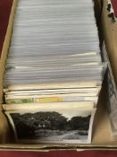 BOX OF MIXED POSTCARDS