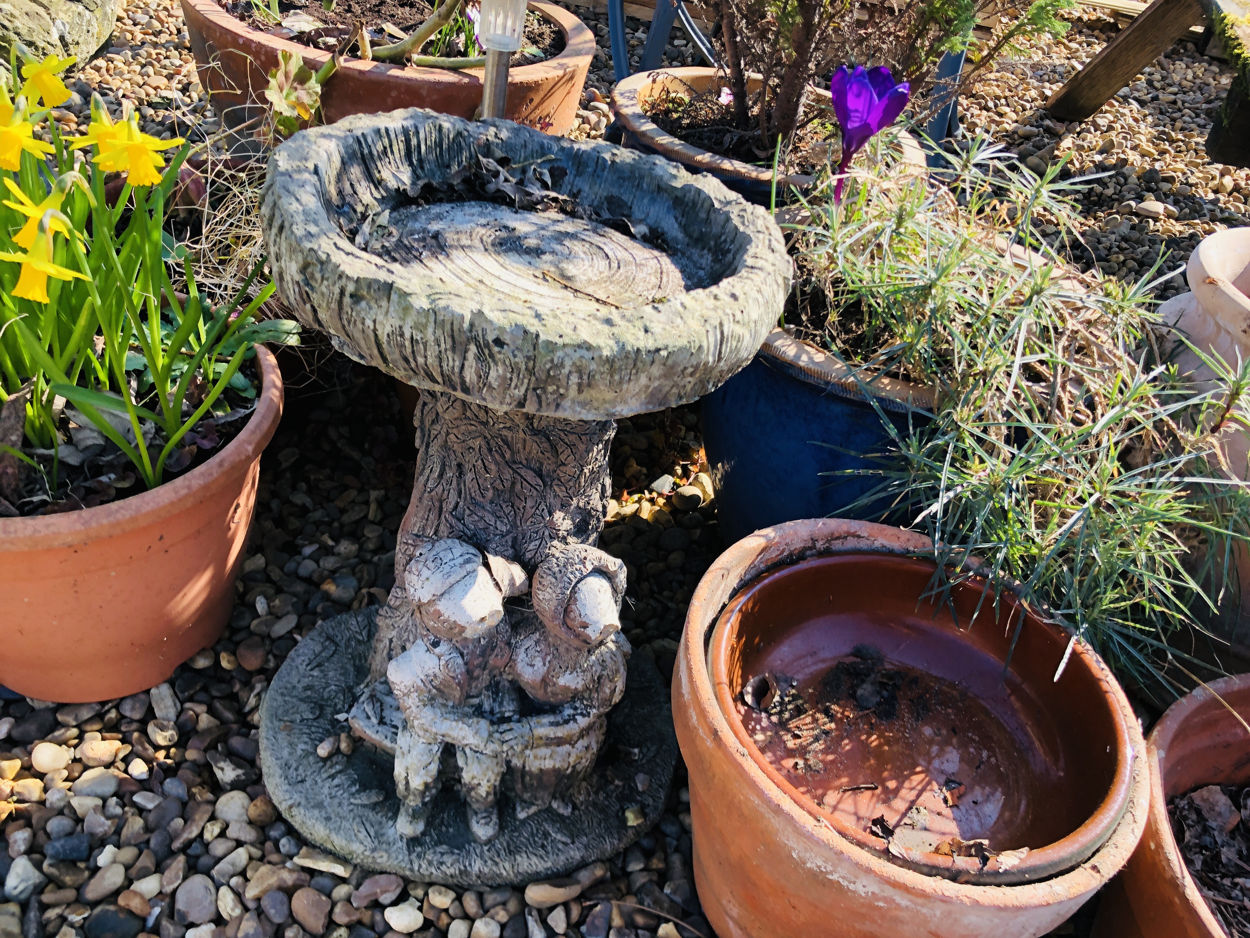 COLLECTION OF 13 GARDEN PLANTERS TO INCLUDE BRICK EFFECT, TERRACOTTA, GLAZED, ETC. - Image 3 of 5