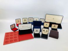 SELECTION OF ASSORTED EMPTY COIN PRESENTATION BOXES