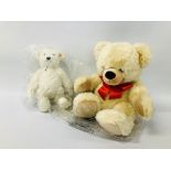 2 X STEIFF BEARS TO INCLUDE BOBBY 013744 AND ELMAR 022418 BOTH WITH ORIGINAL PACKAGING.