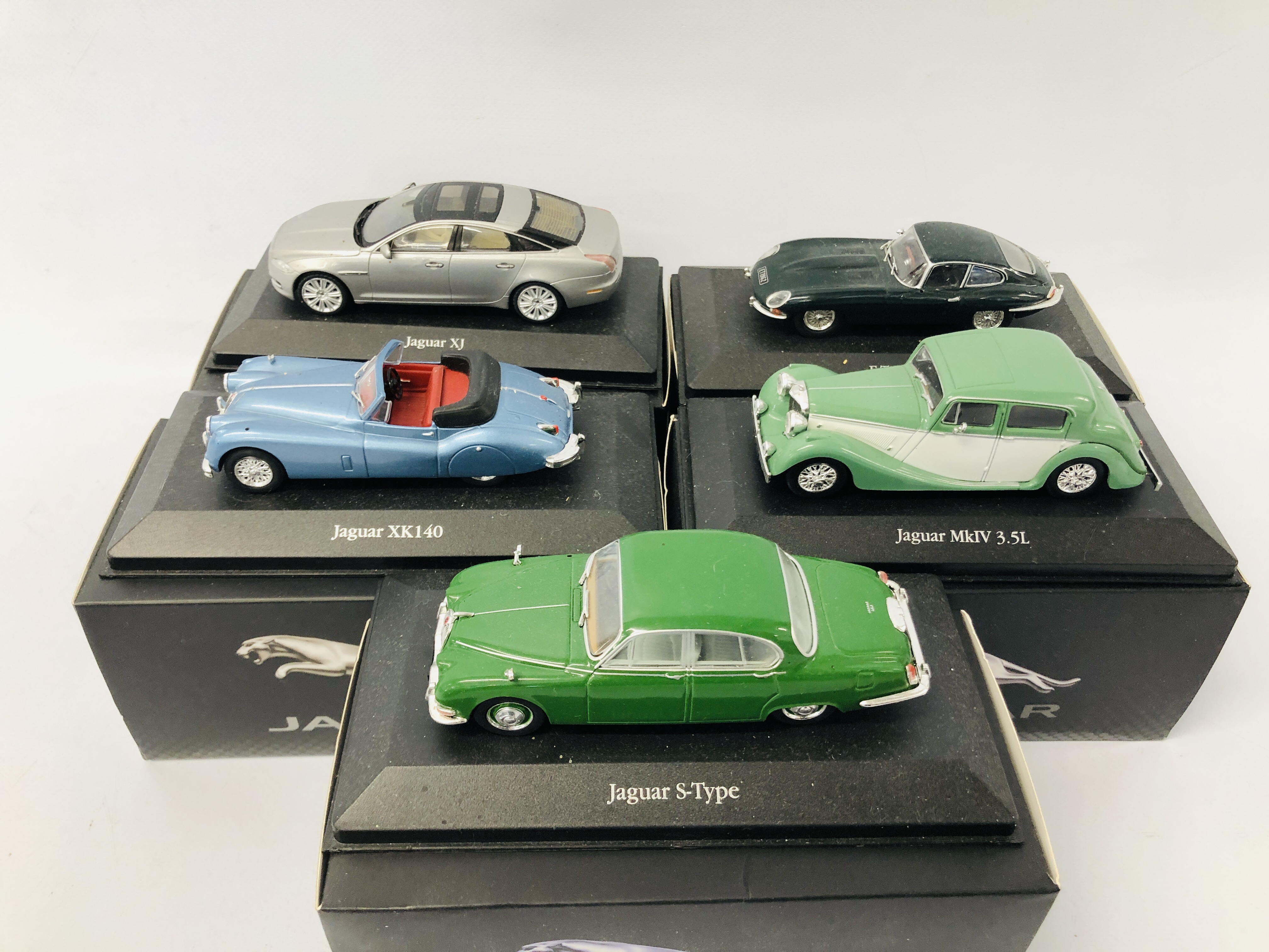 COLLECTION OF 9 ATLAS DIE-CAST JAGUAR COLLECTORS CARS, WITH ORIGINAL BOXES. - Image 3 of 3