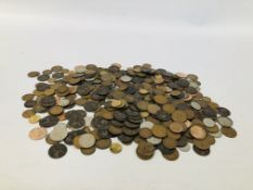 BOX OF ASSORTED UK COINS APPROX. 3KG.