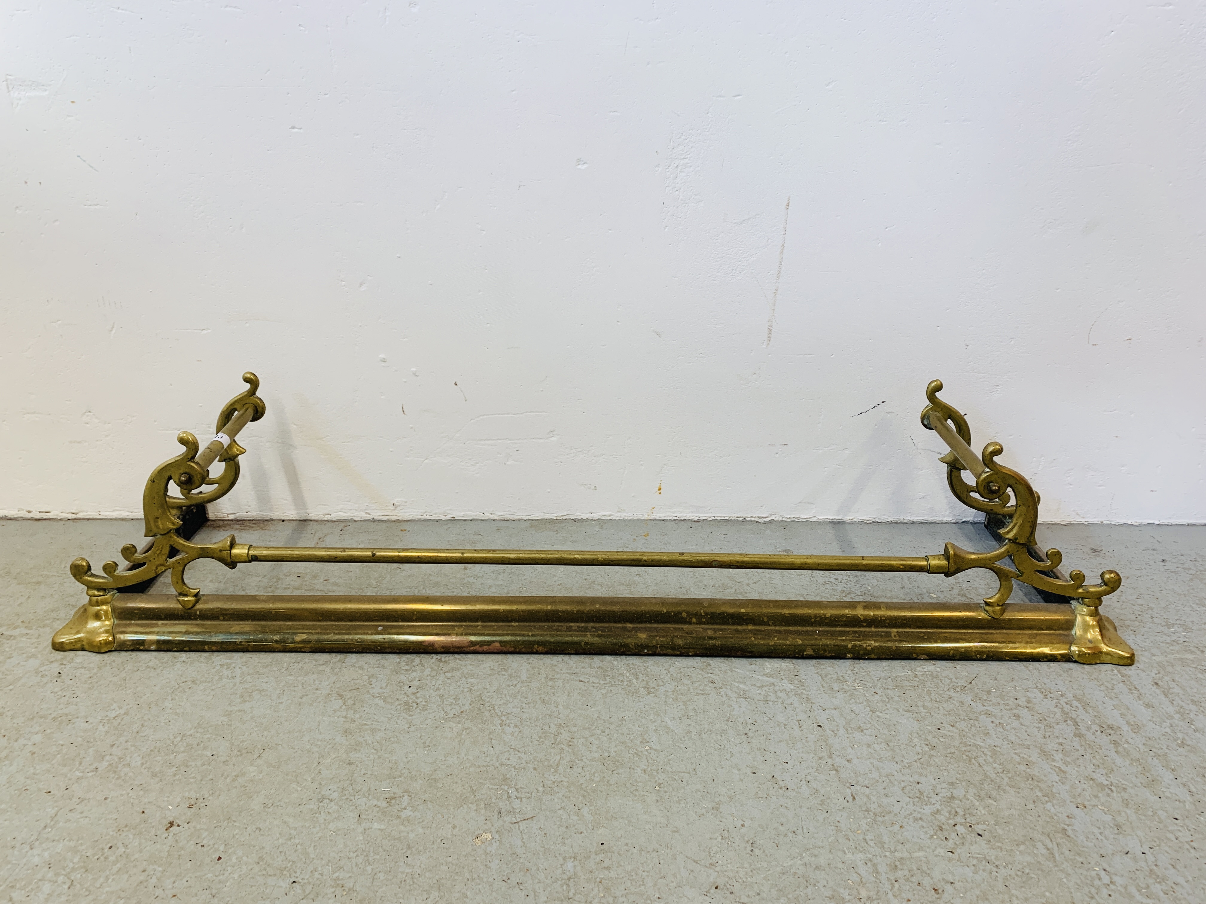 VINTAGE DECORATIVE BRASS FENDER