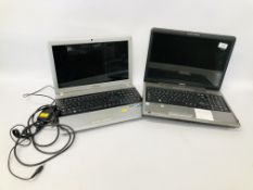 SAMSUNG RV511 LAPTOP COMPUTER CORE i5 WINDOWS 7 (NO CHARGER) ALONG WITH TOSHIBA SATELLITE PRO P300