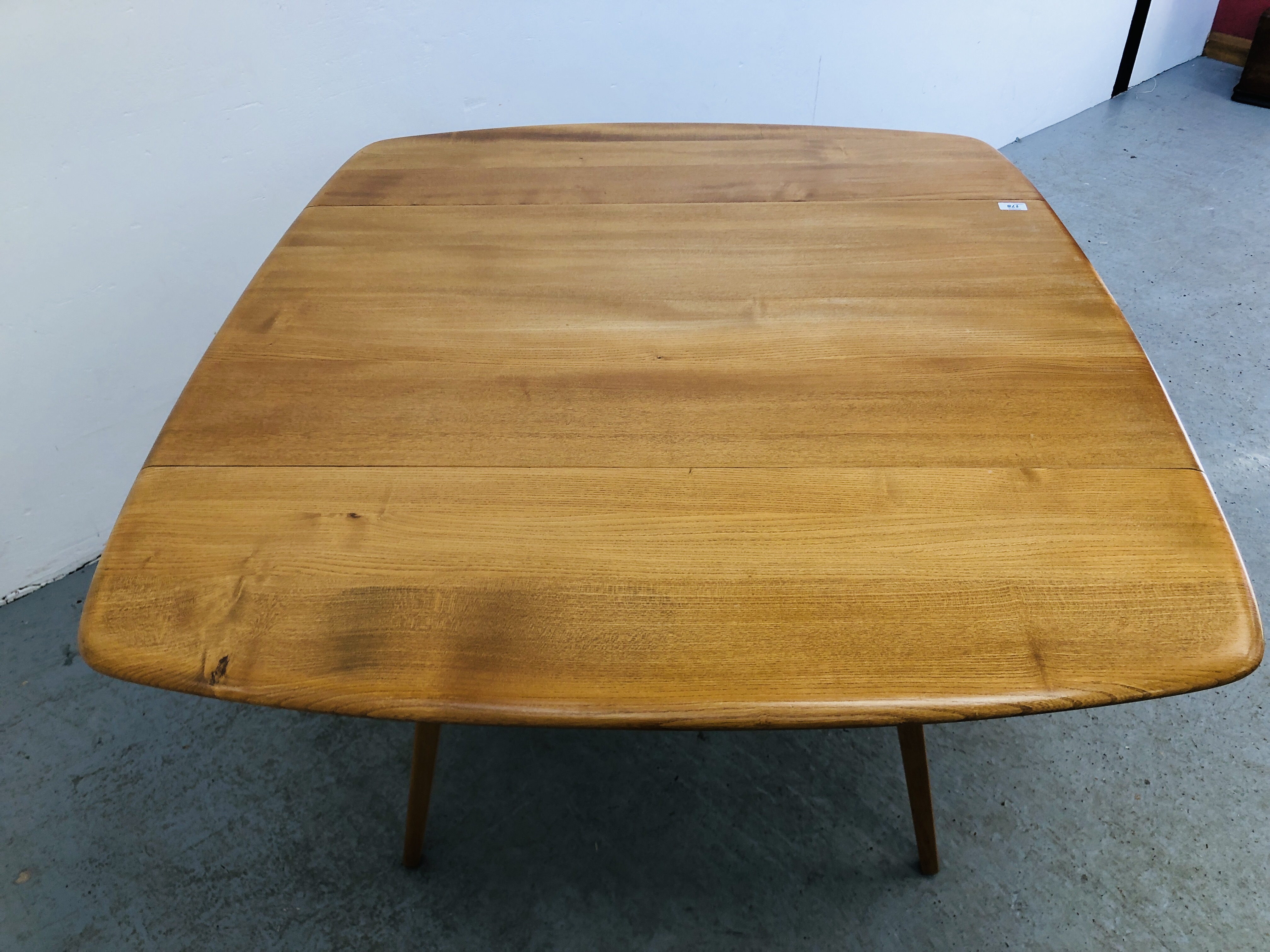 A BLONDE ERCOL DROP DINING TABLE - Image 7 of 11