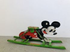 1930'S DISNEY "MICKEY MOUSE" CHILDS ROCKER