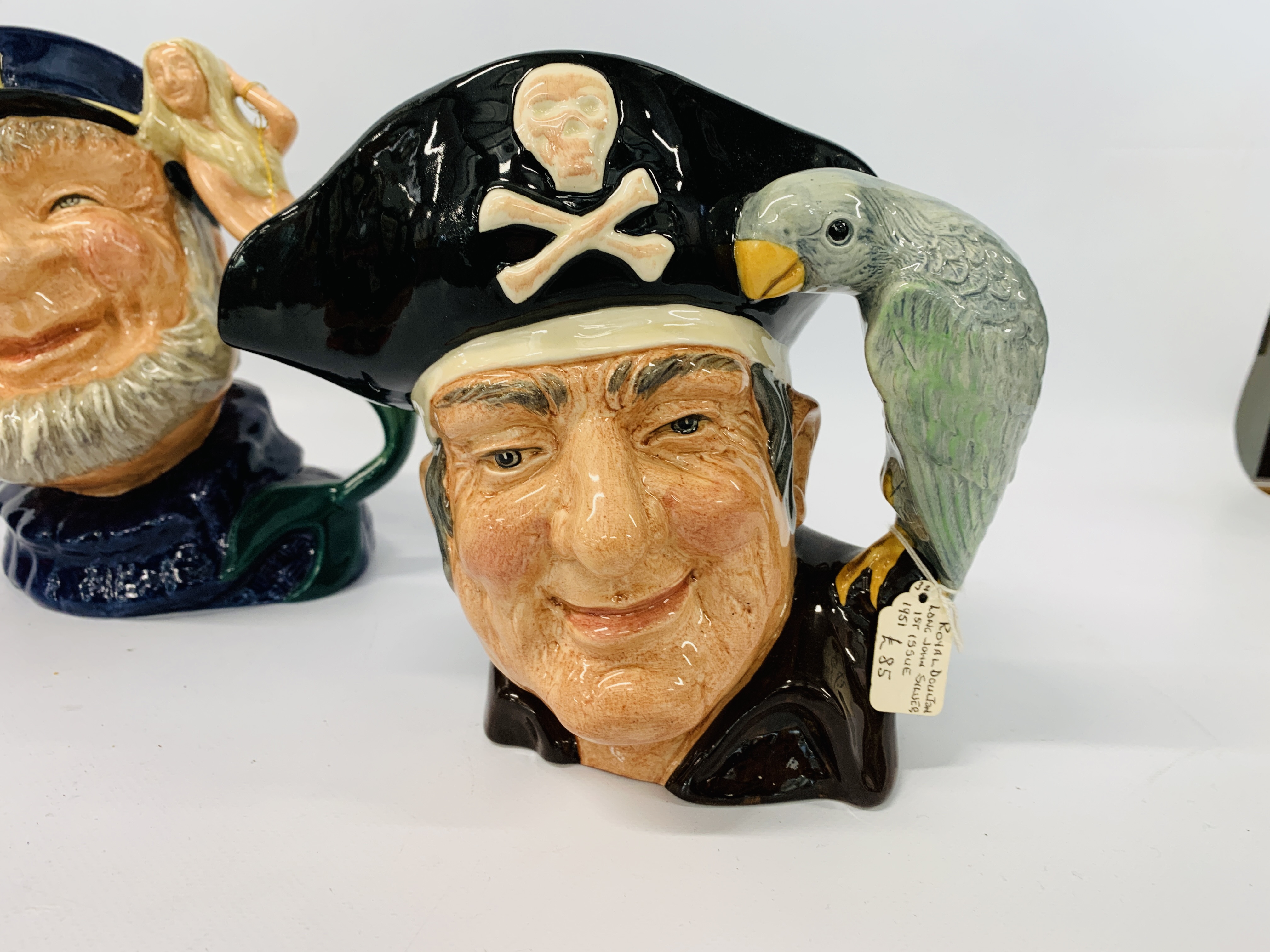 COLLECTION OF 4 ROYAL DOULTON CHARACTER JUGS TO INCLUDE THE GUARDSMAN D6755, OLD CHARLEY D5420, - Image 5 of 5