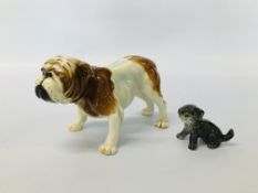 VINTAGE GOEBEL ENGLISH BULL DOG CH 626 HEIGHT 12CM.