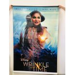 2 X LARGE CINEMA ADVERTISING POSTERS TO INCLUDE "PITCH PERFECT 3" AND "A DISNEY WRINKLE IN TIME"
