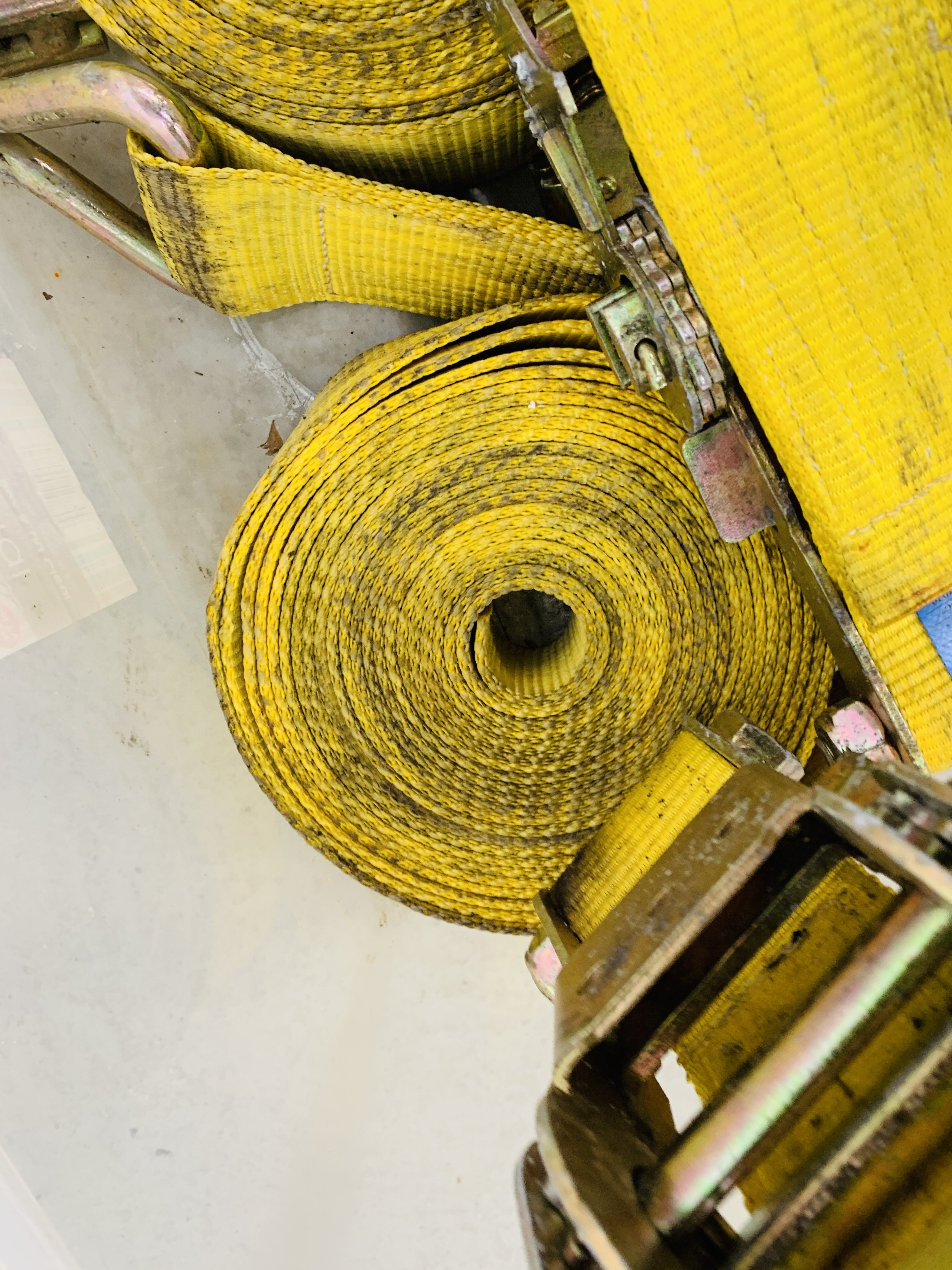 2 X 10 METRE 10 TON HEAVY DUTY RATCHET STRAPS - Image 3 of 5