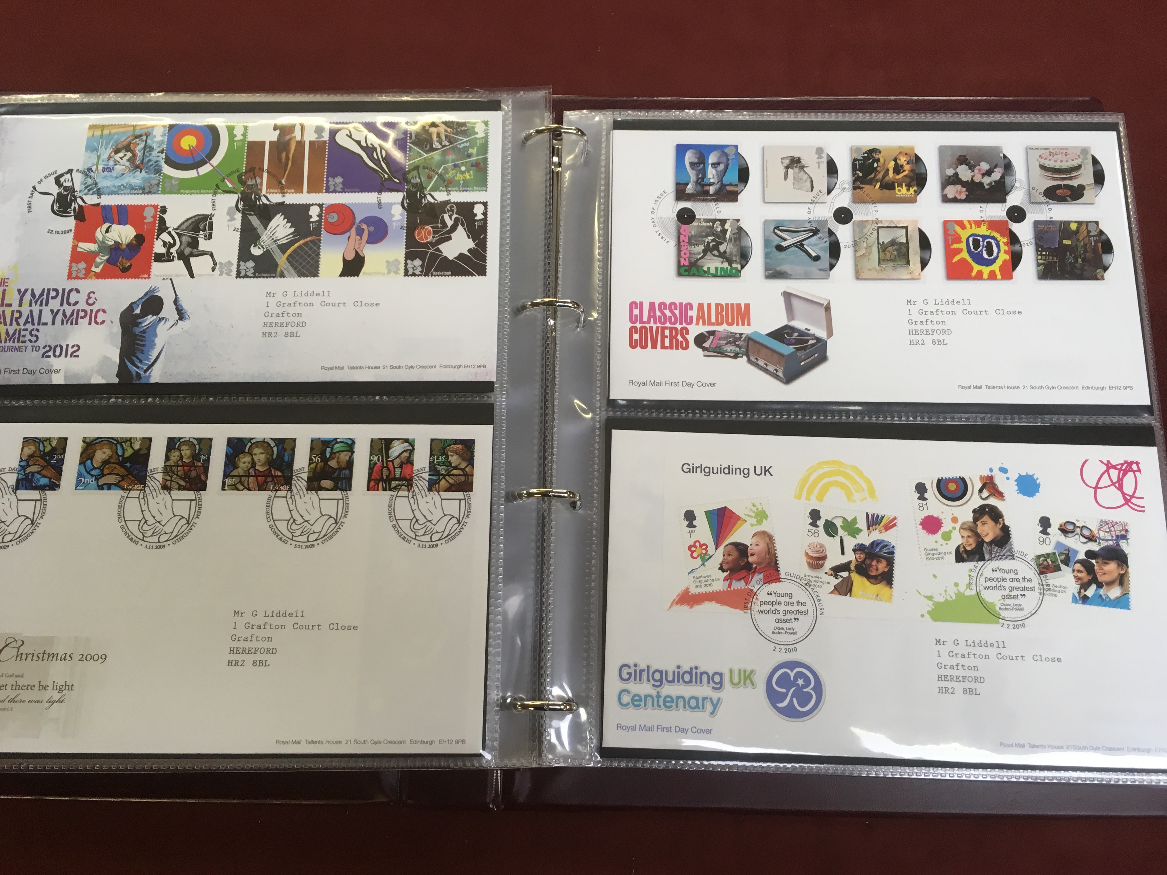 TUB WITH GB FIRST DAY COVER COLLECTION TO 2011 IN SIX ALBUMS, ALSO USED COLLECTION IN BINDER. - Image 2 of 7