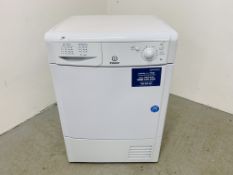 A INDESIT 8KG TUMBLE DRYER MODEL IDC85 - SOLD AS SEEN.