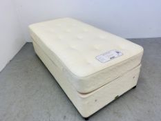 A MYERS ANDOVER SINGLE DIVAN BED.