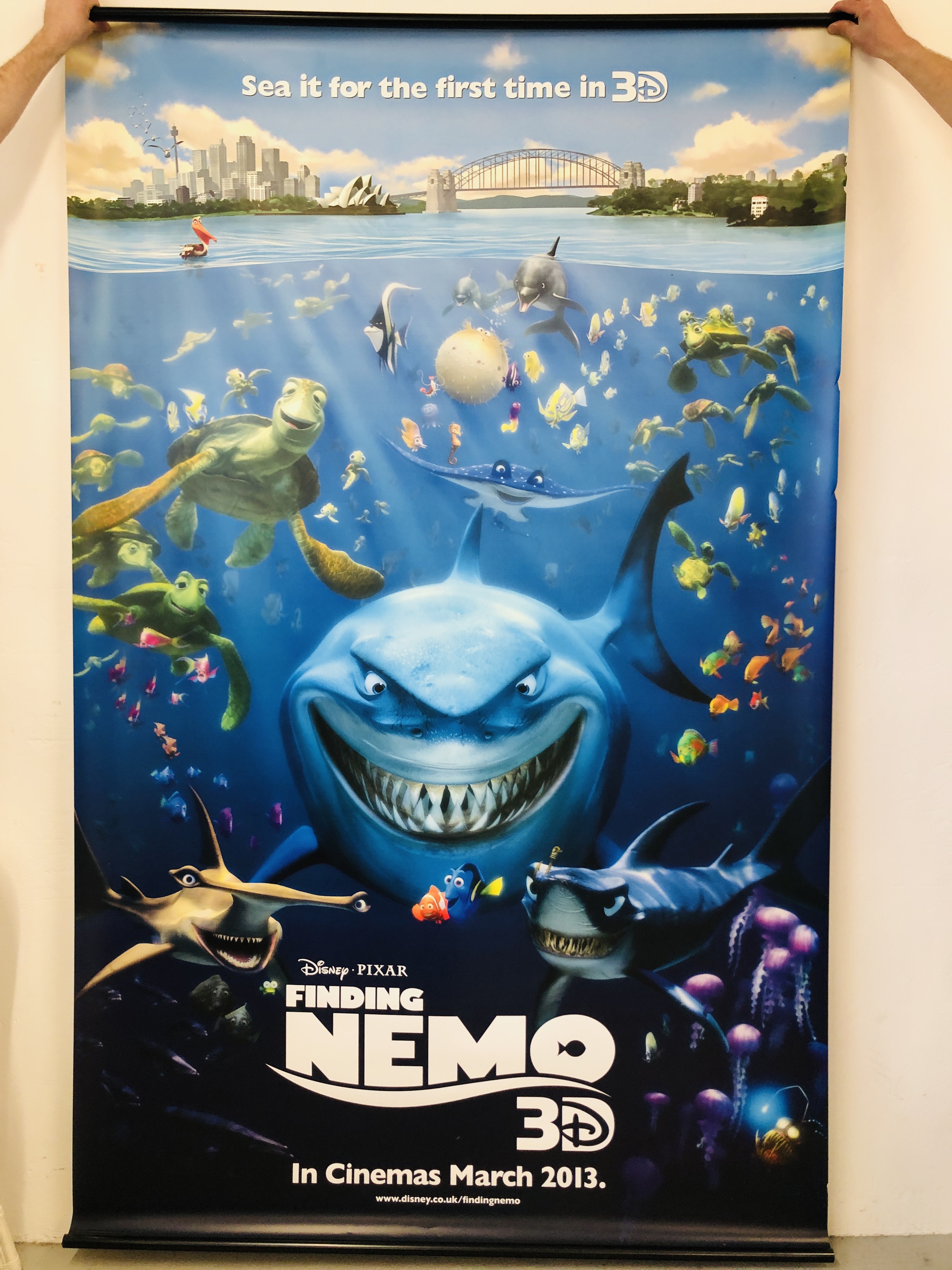 3 X LARGE CINEMA ADVERTISING POSTERS TO INCLUDE DISNEY FINDING NEMO, DISNEY WRINKLE IN TIME, - Image 3 of 3