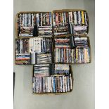 QUANTITY OF ASSORTED DVD'S APPROX 250 TITLES.