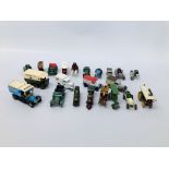 1 - 15 NUMBERED SERIES OF MATCHBOX LESNEY MODELS OF YESTERYEARS DIE-CAST VEHICLES.