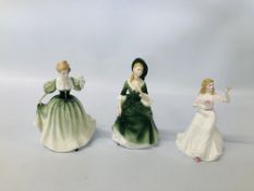 3 X ROYAL DOULTON FIGURINES TO INCLUDE LILY HN3902,