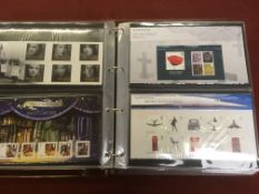GB: TWO BINDERS, ONE WITH PRESENTATION PACKS 2006 - 2010,