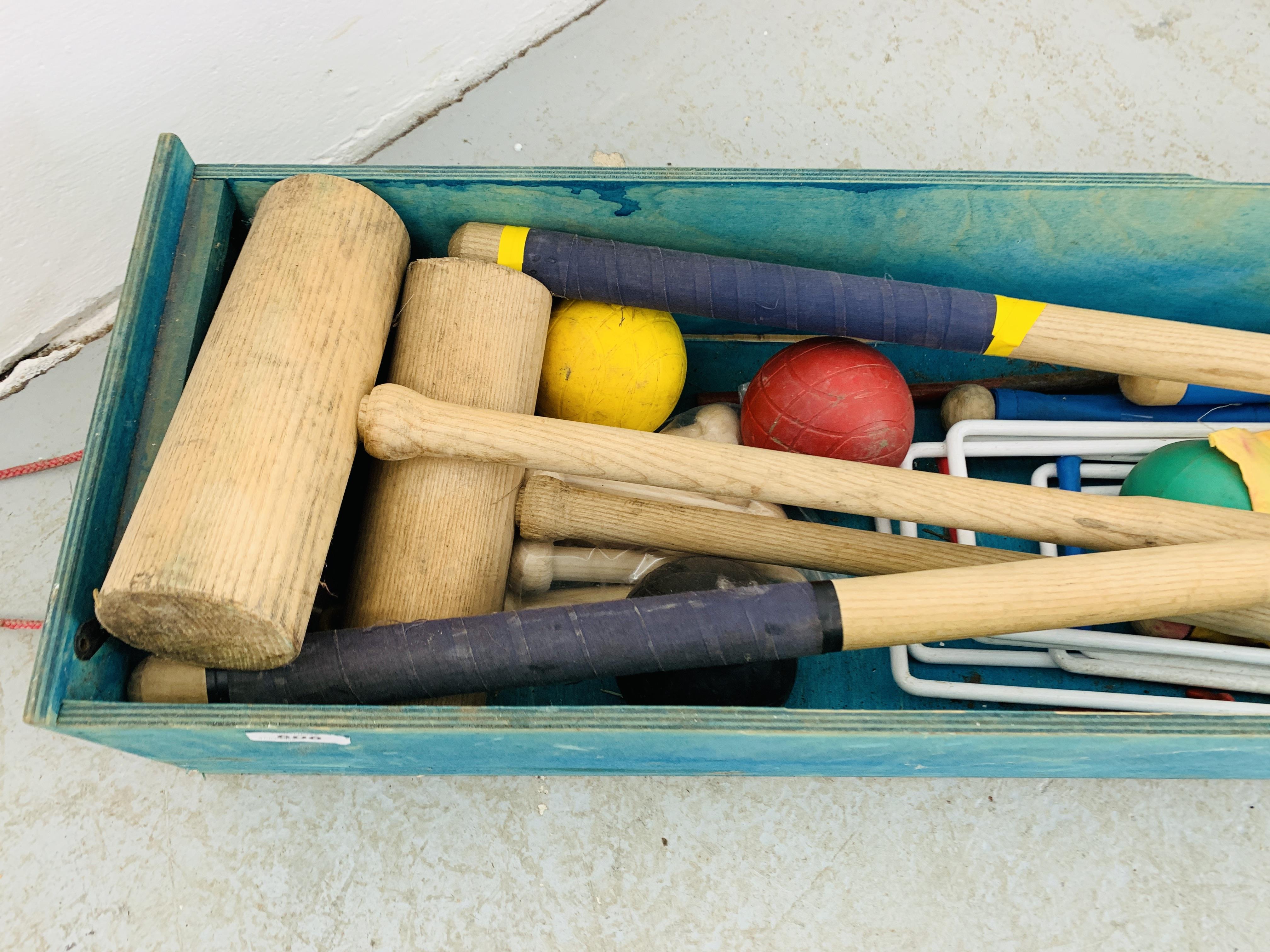 4 X CROQUET HAMMERS, - Image 2 of 5