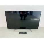 A PANASONIC 42 INCH FLAT SCREEN TV COMPLETE WITH REMOTE CONTROL - SOLD AS SEEN.