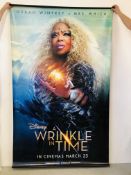 3 X LARGE CINEMA ADVERTISING POSTERS TO INCLUDE DISNEY FINDING NEMO, DISNEY WRINKLE IN TIME,